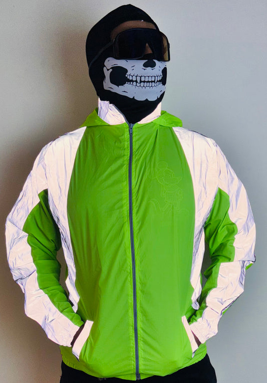 Semi Reflectiva Verde Fluor