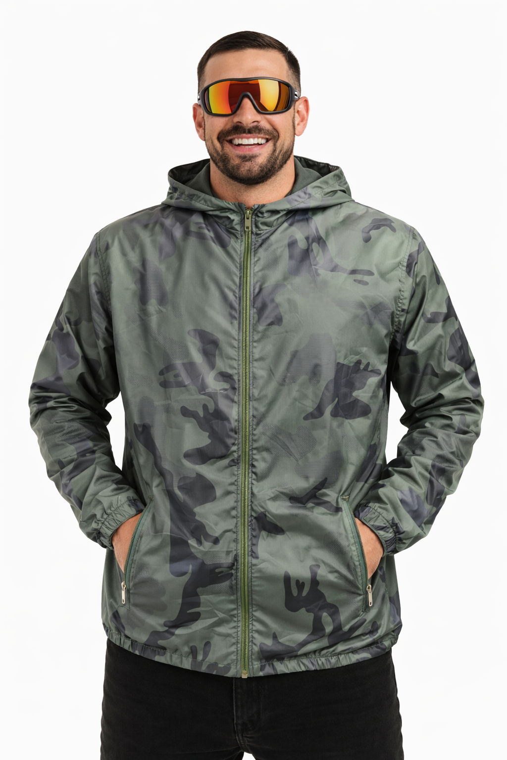 Rompevientos Camuflado Verde