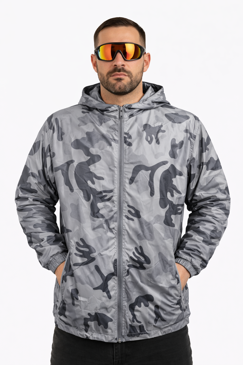 Rompevientos Camuflada Gris