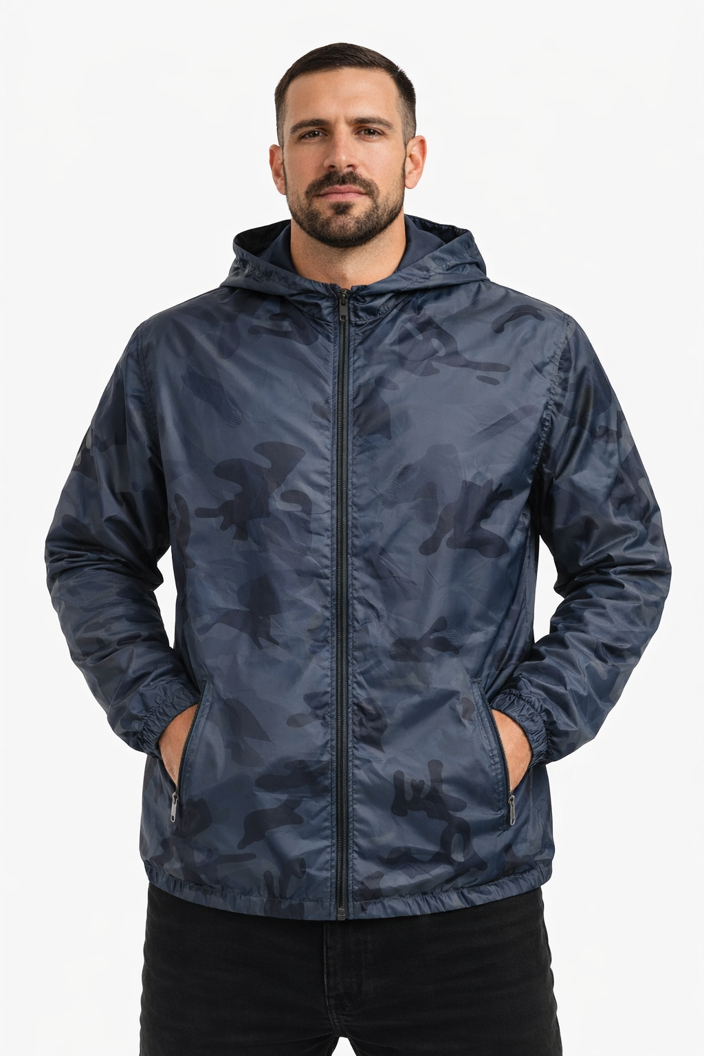 Rompevientos Camuflado Azul