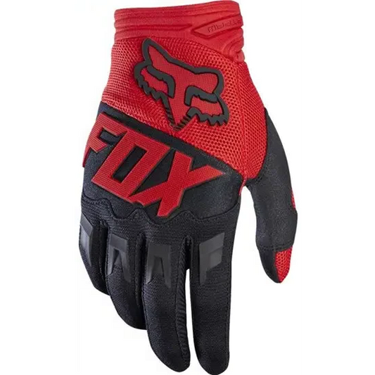 Guantes Fox  Negro - Rojo