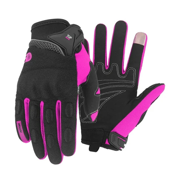 Guantes Moto Suomy Negro - Fucsia