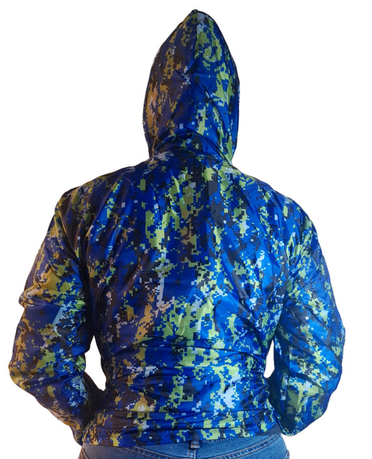Rompevientos Sublimada Pixel Unisex