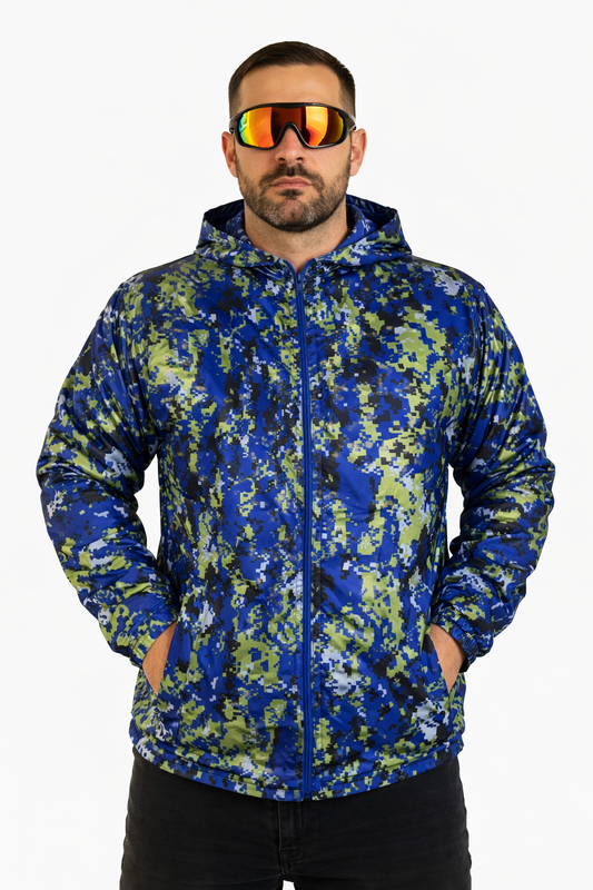 Rompevientos Sublimada Pixel Unisex