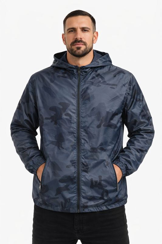 Rompevientos Camuflado Azul