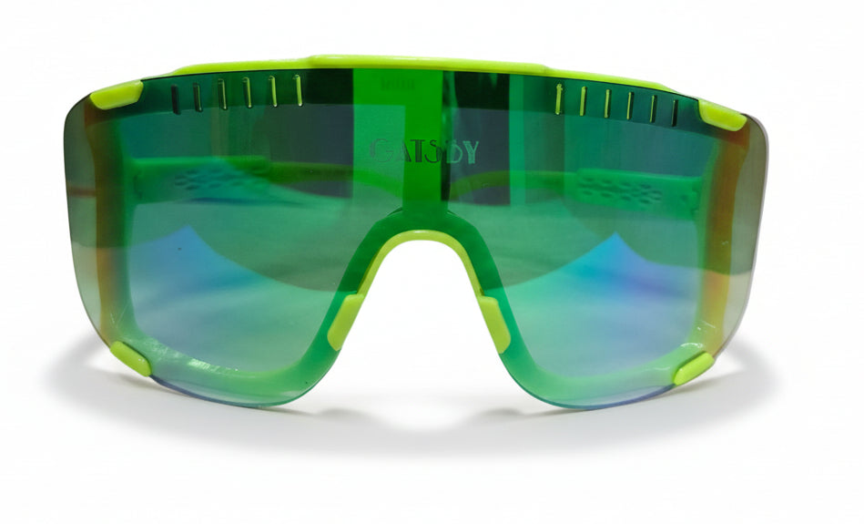 Gafas Deportivas Verde Fluor