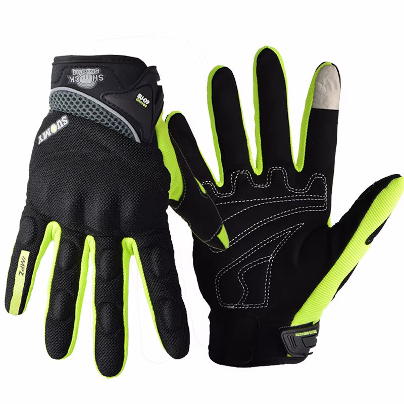 Guantes Moto Suomy Negro - Verde